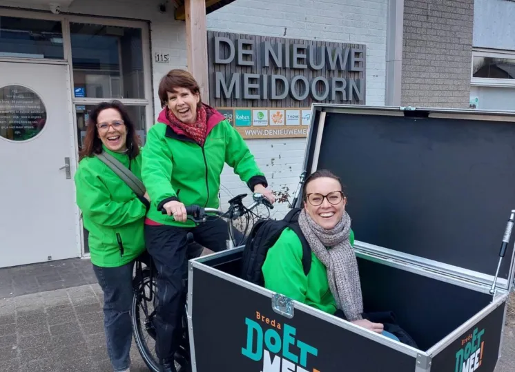 Bakfiets wijk Tuinzigt Breda