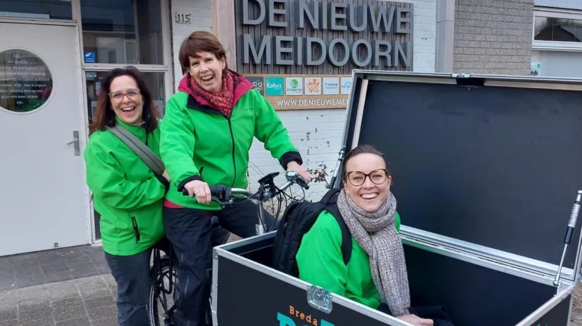 Bakfiets wijk Tuinzigt Breda